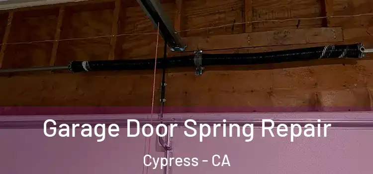  Garage Door Spring Repair Cypress - CA