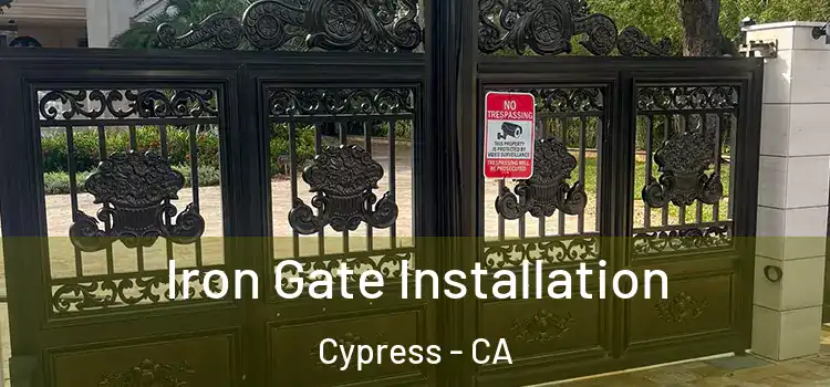Iron Gate Installation Cypress - CA