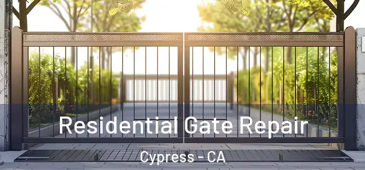 Residential Gate Repair Cypress - CA