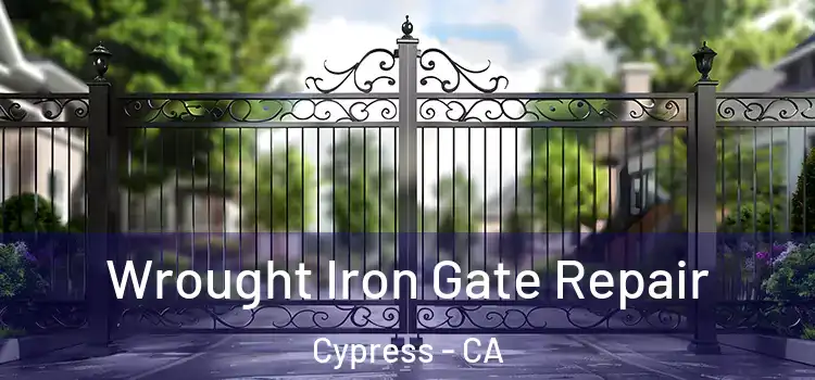 Wrought Iron Gate Repair Cypress - CA